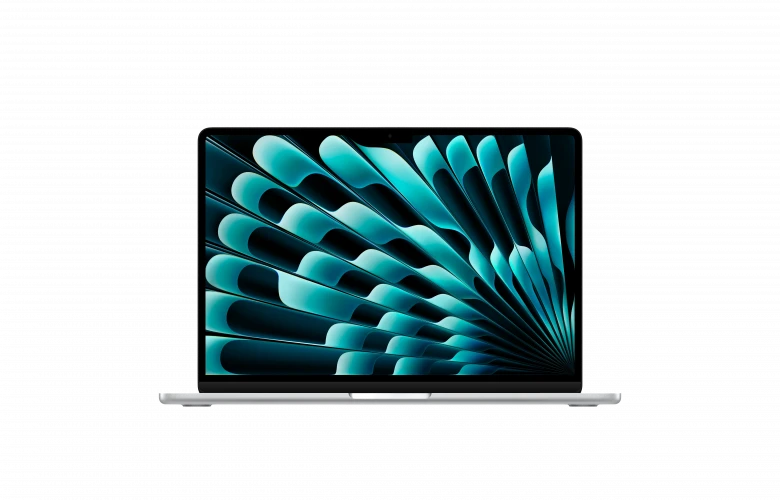 Apple MacBook Air 13" (M4, 10C CPU/10C GPU, 2025), 24 ГБ, 512 ГБ SSD, серебристый MC654