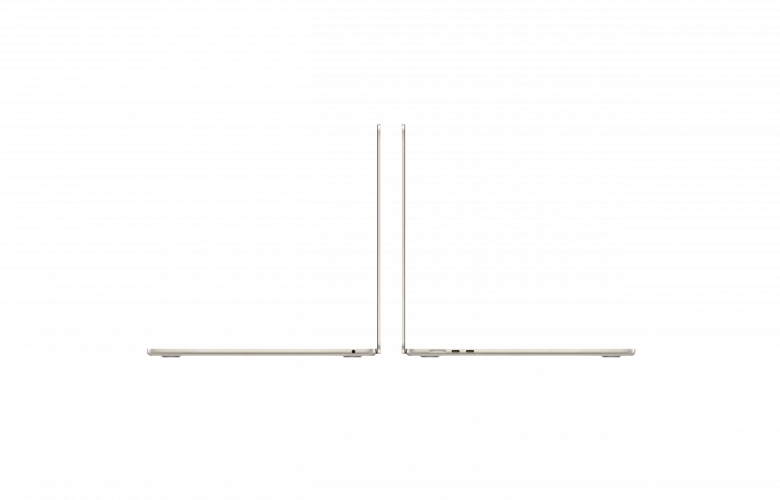 Apple MacBook Air 15" (M4, 10C CPU/10C GPU, 2025), 16 ГБ, 256 ГБ SSD, «сияющая звезда»